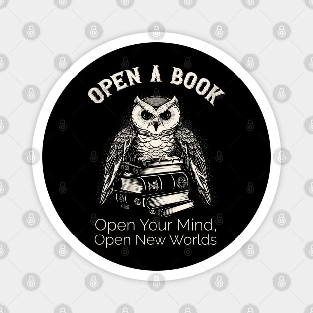 Open Your Mind, Open New Worlds Magnet by Yopi